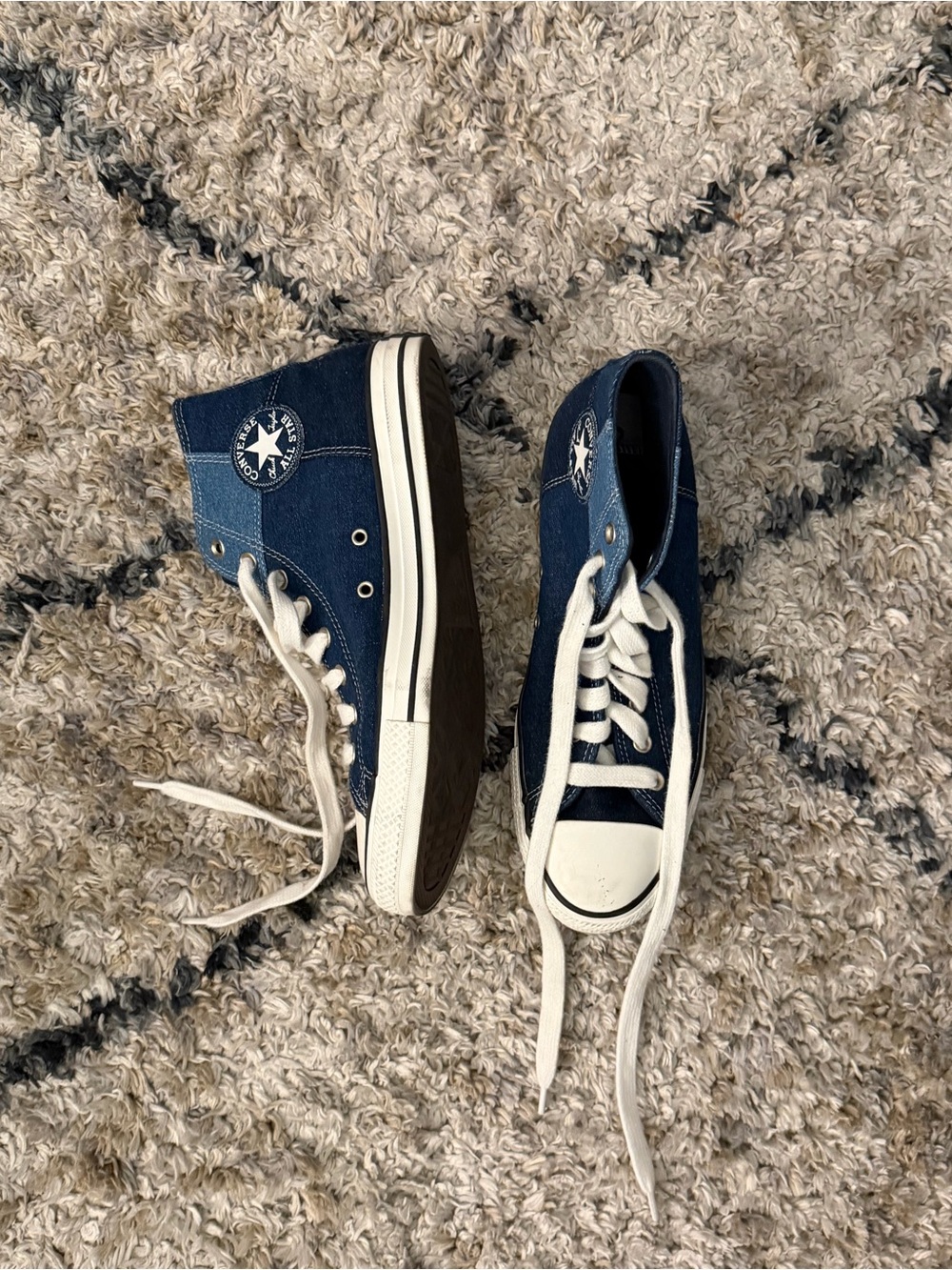 Denim High Top Converse